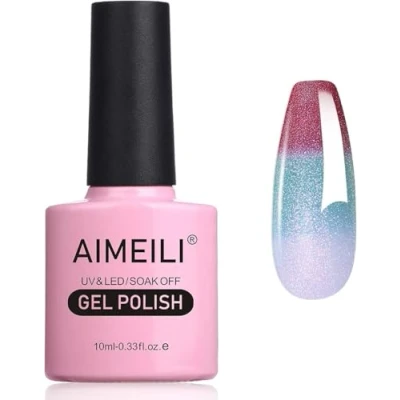 Imagen de AIMEILI Chameleon Gel Esmalte de Uñas, Brillante Soak Off UV/LED para Salón Uñas DIY Home, Fácil Aplicar 10ml 005