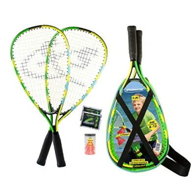 Imagen de Speedminton Junior Set Juego de bádminton Speed, Deportes, Verde, 60 cm