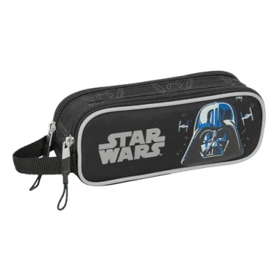 Imagen de Safta Star Wars Rebellion Portatodo Doble Niño, Estuche Infantil, Ideal para Niños en Edad Escolar, Cómodo y Versátil, Calidad Resistencia, 21x6x8 cm