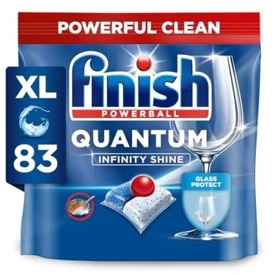 Imagen de Finish Quantum Infinity Shine pastillas Para lavavajillas a granel Fragancia: Fresco Tamaño: 83 una limpieza brillante