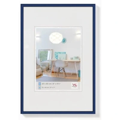 Imagen de Walther Design KV130L New Lifestyle Marco de Fotos Plástico, Azul, 21 x 29.7 cm DIN A4