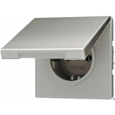 Imagen de JUNG AL 1520 KIKL Tipo F Aluminio Caja de tomacorriente registradora