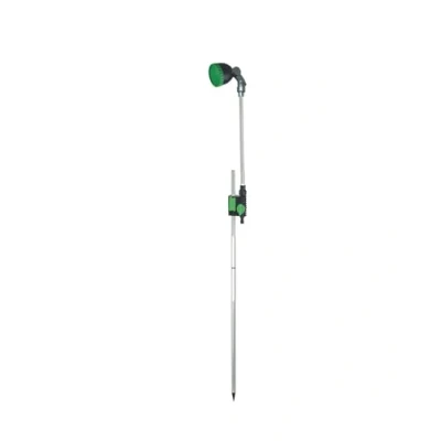 Imagen de NORDIQ Ducha Exterior Jardin con Conexión a Manguera Altura Regulable para Piscina o Camping Duchas Portatiles de Aluminio Cabezal 160 230 cm