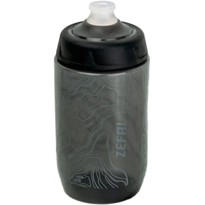 Imagen de ZEFAL Sense Pro 50 Bidón de Bicicleta 500 ML Negra Botella para Bici cualquier tipo cuadro Carretera, Montaña, Gravel, Enduro, electrica Sin BPA