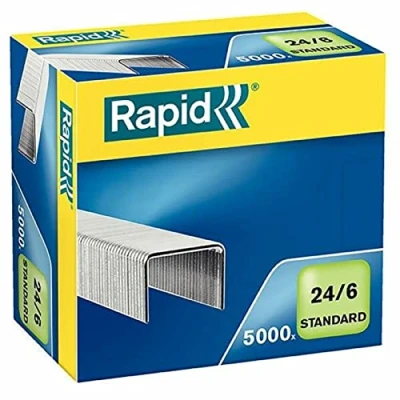 Imagen de Rapid Grapas, 24/6 mm, galvanizado, 10 x 5000 unidades, 24859800