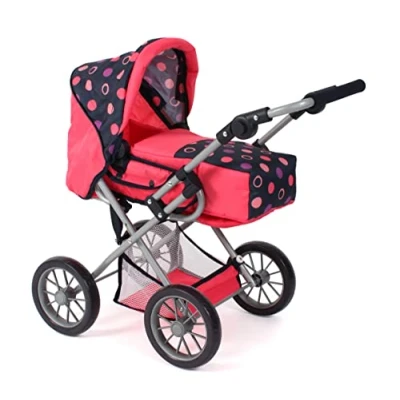 Imagen de Bayer Chic 2000 Cochecito para muñecas Leni, 2 en 1 con Bolsa de Transporte extraíble, Corallo, 560 20