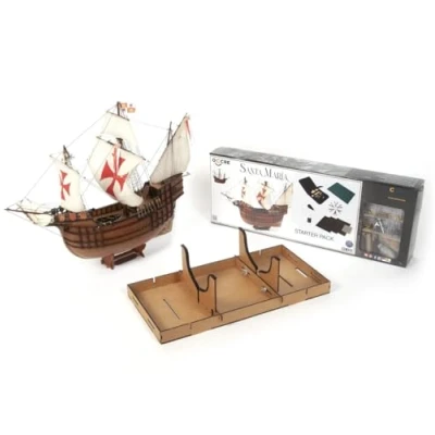 Imagen de Occre Santa María Kit de montaje madera y metal escala 1:50 necesario código 12010S