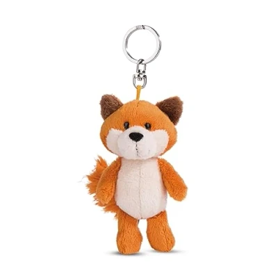 Imagen de NICI Zorro Fridalie 10cm Naranja Colgante de Peluche Animal sostenible con aro cordón, Llavero y portallaves, (49140)