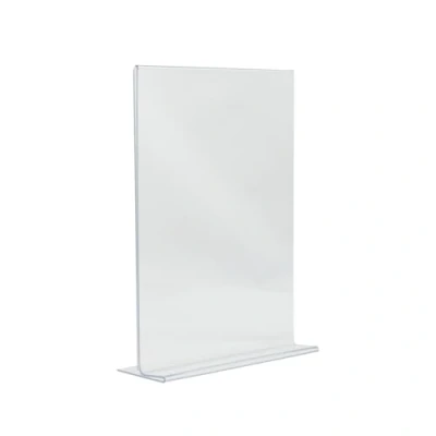 Imagen de Cartel Securit Transparente Con soporte 30 x 21 8,5 cm