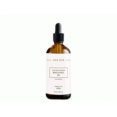 Imagen de Dan Dur Aceite de Bakuchiol para el cuidado la piel, antienvejecimiento, antiarrugas, 100% puro y orgánico, prensado en frío (50ml)