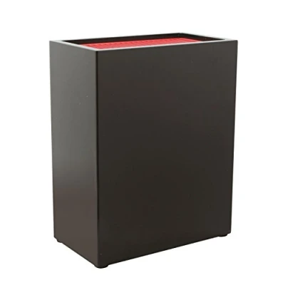 Imagen de Rockingham Forge Bloque Para Cuchillos, Negro y Rojo Brillante, 20 Ranuras, Vertical, Acero Inoxidable, KB 5633BR