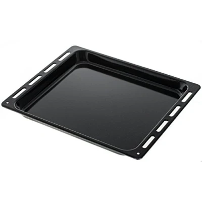 Imagen de Candy 42807319 bandeja de horno, esmaltado, accesorio original, apoyo, rectangular, esmaltada, 37x44,5x3 cm, negra