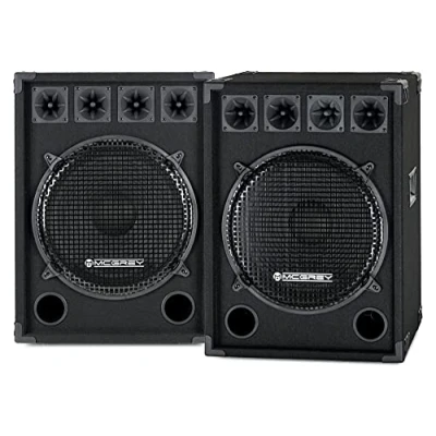 Imagen de McGrey DJ 1522 pareja de altavoces para o sala fiesta 2 x 800W