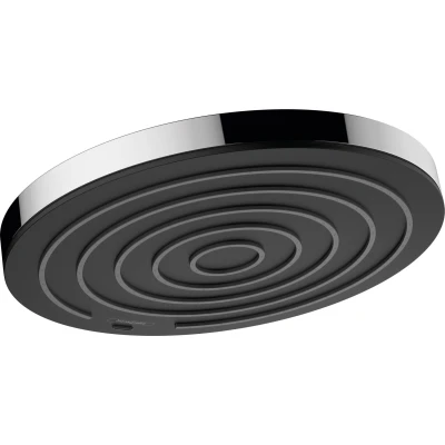 Imagen de hansgrohe Pulsify S, rociador de ducha, ducha fija redondo, cabezal lluvia con 1 tipo chorro para conexión pared y techo, sistema antical, cromo