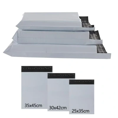 Imagen de huruirui Bolsas de Envío 25x35cm/30x42cm/35x45cm Sobres Envios Paquetes Ropa Opacas Autoadhesivas Mercancías Plastico Logística Embalaje Transporte Caja 30Piezas