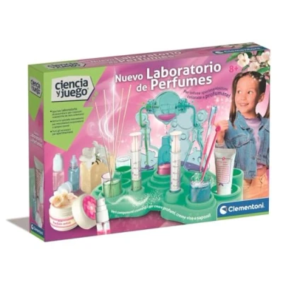 Imagen de Clementoni Nuevo Laboratorio de Perfumes Juego Experimentos Educativo para Niños Fabrica Tus Propios y Cosméticos Aprende Ciencia Divirtiéndote A Partir 8 Años 55569