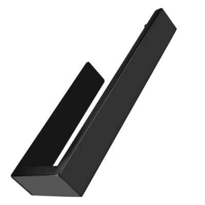 Imagen de Lolypot toallero de Baño Toalla Mano Percha Barra Anillo 304 Acero Inoxidable Autoadhesiva Accesorio para Cocina y (Negro)