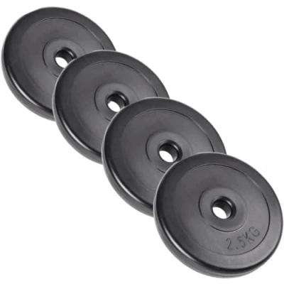 Imagen de A2Z SPORT® 2,5 kg / 5 10 Discos Pesas 30mm Juego de 2/4 Weight Plates Diametro para Mancuernas y Barras
