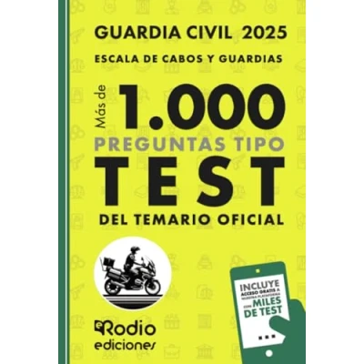 Imagen de Guardia Civil. Escala de Cabos y Guardias. Más mil preguntas tipo Test del Temario Oficial: Fuerzas Cuerpo Seguridad Estado