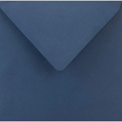 Imagen de Netuno 25x sobres cuadrados de colores azules DIN 153x153mm 115g Sirio Color Blu con solapa engomada puntiaguda sin ventana para invitaciones tarjetas vales boda cartas Navidad bricolaje menús fiestas