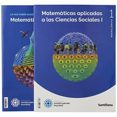 Imagen de MATEMATICAS C.SOC 1BTO CM SANTILLANA 9788468067339 (CONSTRUYENDO MUNDOS)