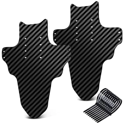 Imagen de NICEDACK Guardabarros para Bicicleta de montaña, 2 Unidades Mudguard Fit 20 a 29 Pulgadas, Delantero y Trasero Compatible