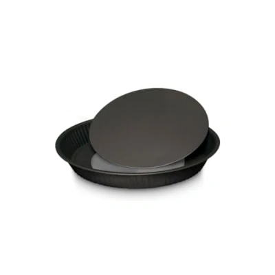Imagen de FORMEGOLOSE, Molde Para Tarta 28cm, Con Base Desmontable, De Acero Doble Capa Antiadherente, Color Negro