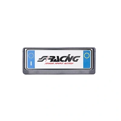 Imagen de Simoni Racing PTX/ACL Soporte para matrícula Universal Frontal, de Coche, estándar la UE, Placa Aspecto Carbono