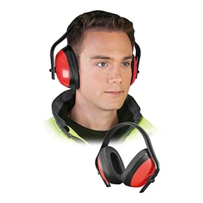 Imagen de Reis OS FIT Protectores auditivos (talla S/M/L, 10 unidades), color rojo y negro