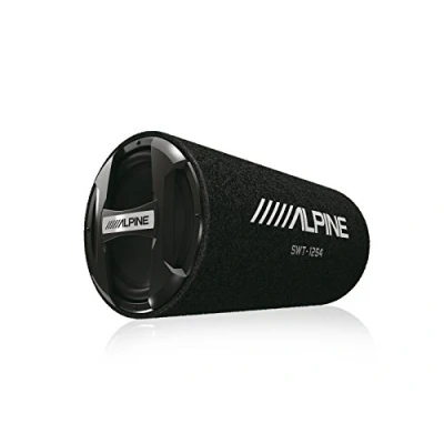 Imagen de Alpine SWT 12S4 300W Negro Subwoofer en Tubo Bass Reflex de 12“ (300 W, 28 200 Hz, 1000 92 dB, 4 Ω, Negro)