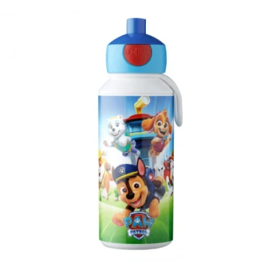 Imagen de Mepal Botella para Beber Campus Pop up Agua a Prueba de Fugas la Escuela Sin BPA y apta Lavavajillas 400 ml Paw Patrol Pups