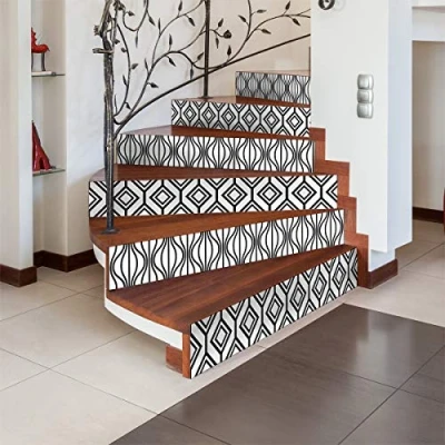Imagen de Ambiance Live col stairs ROS B059_30x105x2 Pegatinas de Pared, Acrílico, Valkyrie, 4 bandes 15 x 105 cm,