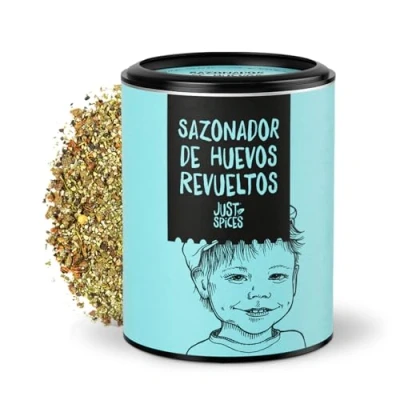 Imagen de Just Spices Sazonador de Huevos Revueltos, 60 g I Disfruta más tus desayunos cada día