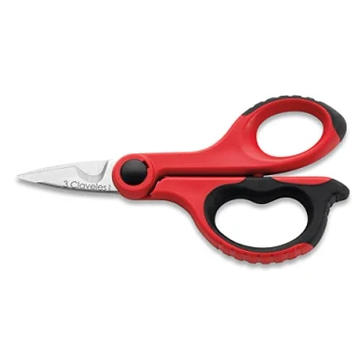 Imagen de 3 Claveles Tijera electricista protectora, Rojo, 15 cm 6&quot;