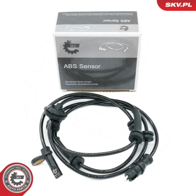 Imagen de ESEN SKV 06SKV437 Sensor de ABS Eje delantero, derecha 2 127 negro FIAT: Doblo I Familiar