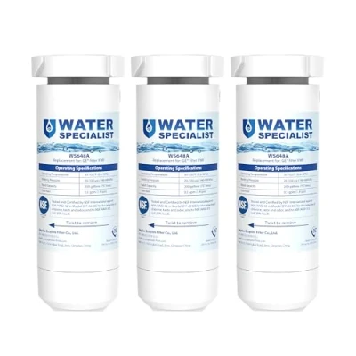 Imagen de Waterspecialist XWF NSF Certified Refrigerator Water Filter, Replacement for GE XWF, Pack of 3 (Packaging may vary)