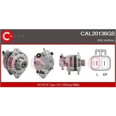 Imagen de CASCO CAL10499GS Alternador 12V 80A