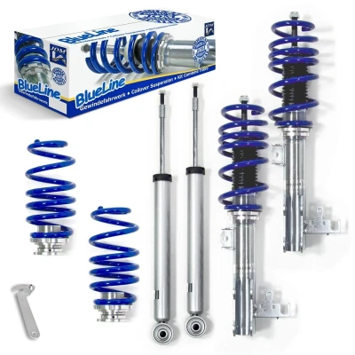 Imagen de JOM BlueLine 741124 Kit de suspensión, muelles/amortiguadores Eje delantero, trasero ajustable en altura