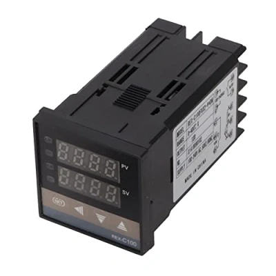 Imagen de Fafeicy PID Controlador de temperatura REX C100, kit termostato Digital LED, AC 110V 240V
