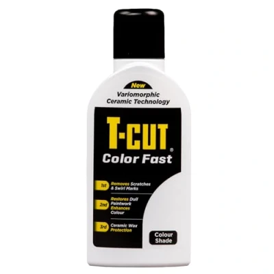 Imagen de T Cut 3 en 1 Color Restaurador de Pintura Rápida Pulidor Coches, Blanco, 500 ml