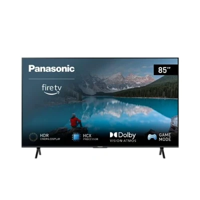 Imagen de Panasonic TX 85MX800E, Smart TV LED 4K Ultra HD 85 Pulgadas, Alto Rango Dinámico, Dolby Atmos y Vision, Fire TV, Prime Video, Alexa, Netflix, Modo Juego, Color Negro
