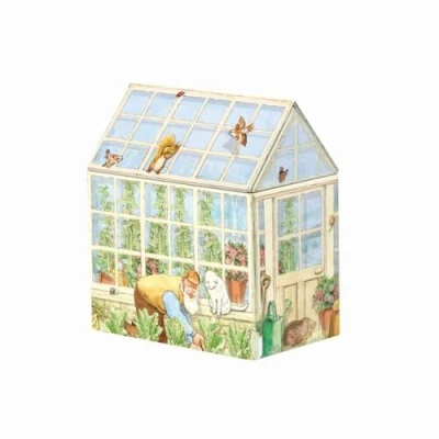 Imagen de Elite Gift Boxes Lata de casa verde Peter Rabbit