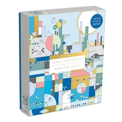 Imagen de Frank Lloyd Wright City by The Sea 1000 Piece Foil Puzzle