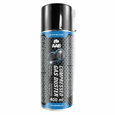 Imagen de AABCOOLING PC Spray Limpiador 400ml Limpiar Teclados, Ordenadores, Copiadoras, Cámaras, Impresoras y Otros Equipos Eléctricos, Duster, Eliminación de Polvo, Aire Comprimido, Botella, Soplador