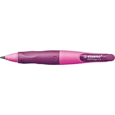 Imagen de STABILO EASYergo Lápiz ergonómico para diestros (8 cm), color rosa y lila