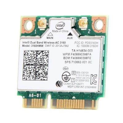 Imagen de Intel 3160.HMWWB.R Adaptador para Bluetooth Dual Band WiFi AC 3160