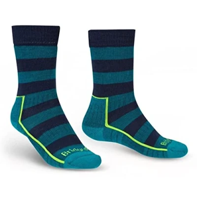 Imagen de Bridgedale Botas Ligeras de Rendimiento Merino, Originales Hike Calcetines, Petrol/Navy, M para Hombre