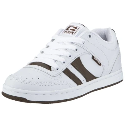 Imagen de Globe GBFRIC Zapatillas de Skateboarding Cuero para Hombre, Color Blanco, Talla 45