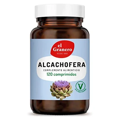 Imagen de el Granero Integral Alcachofera 600 Mg 120 Comprimidos Elaborado a Base de Polvo y Extracto Estandarizado Hojas Ayuda la Digestión Controlar Peso