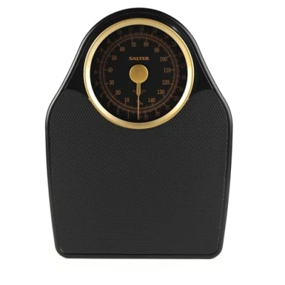 Imagen de Salter 145 GFEU16 Escala de baño mecánica estilo médico peso corporal, capacidad máxima 150 KG, Dial fácil leer con puntero giratorio, Plataforma grande, No se requiere batería